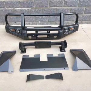 Kit Paraurti Anteriore in Acciaio Nero Verniciato per <span class=keywords><strong>Sport</strong></span> L320 05-11, con Fori per Gancio di Traino, Nuovo di Zecca - Product Image 3