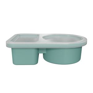 Hot Sale BPA Free Silicone Reusable <b>Snack</b> Containers Double Compartment <b>Snacks</b> <b>Box</b> Containers Mini Food <b>Snack</b> Boxs with Lids - Product Image 5