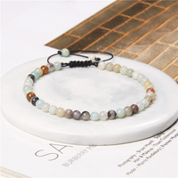 Bracelet Classique Perlé en Pierre Naturelle Semi-Précieuse de 4 mm pour Homme, Vente Chaude, Énergie Pulsera, Mode Anniversaire