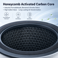 Filter HEPA H13 Asli Kompatibel dengan Medify Air MA-14 MA-14R Antibakteri Karbon Aktif Penghilang Bau Formaldehida Grosir
