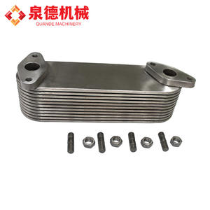 แกนทำความเย็นน้ำมันเครื่อง Sany Heavy Industry GAC Hino 700 อะไหล่เครื่องยนต์เซี่ยงไฮ้ฮีโน่สำหรับรถบรรทุก - Product Image 3