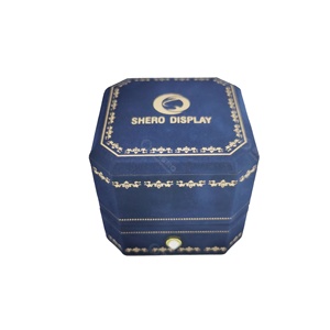 Vintage terciopelo collar brazalete joyería embalaje personalizado joyeros con logotipo - Product Image 3