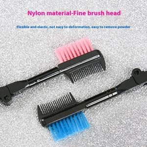 <span class=keywords><strong>Cepillo</strong></span> <span class=keywords><strong>de</strong></span> Color plegable doble portátil, peine <span class=keywords><strong>de</strong></span> <span class=keywords><strong>cejas</strong></span> <span class=keywords><strong>de</strong></span> nailon, herramienta <span class=keywords><strong>de</strong></span> maquillaje <span class=keywords><strong>de</strong></span> belleza, rollo <span class=keywords><strong>de</strong></span> pestañas, <span class=keywords><strong>cepillo</strong></span> <span class=keywords><strong>de</strong></span> maquillaje individual, ceja plegable - Product Image 2