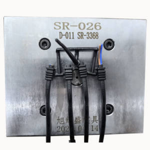 Ac 전원 코드 SR 테일 카드 플라스틱 사출 몰딩 연결 연장 선 케이블 클램프 맞춤형 금형 - Product Image 2