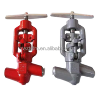 Vanne à soupape à haute pression en acier forgé durable DN10 DN20 DN25, type à souder bout à bout pour système de vapeur de centrale thermique