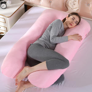 <span class=keywords><strong>Almohada</strong></span> de embarazo de terciopelo al por mayor <span class=keywords><strong>almohada</strong></span> corporal de maternidad con funda extraíble almohadas lumbares largas para mujeres embarazadas - Product Image 5
