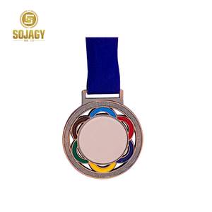 Sojagy - Medallas Deportivas de Aleación de <span class=keywords><strong>Zinc</strong></span> con Cinta de Color, Premio para Ganadores, Venta al Por Mayor <span class=keywords><strong>y</strong></span> Envío Directo - Product Image 4
