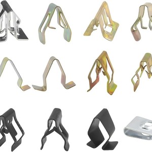 Auto Dashboard <b>Trim</b> <b>Clips</b> Size 12 Metal Retainers For Repair Universal Fit Stainless Steel PJ45934 - Product Image 3