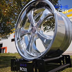 Ruedas de Aleación RSCR 2P 3P Personalizadas con Borde Profundo 5x114.3 5x120 5x130 Cromadas y Pulimentadas para Mercedes C8 <span class=keywords><strong>Ferrari</strong></span>, de 18-26 Pulgadas para Autos de Lujo - Product Image 5