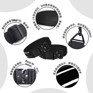 Große Hunde Reflektieren des taktisches Nylon halsband Haustier zubehör Benutzer definierte hochwertige taktische Halsband Großhandel - Product Image 4