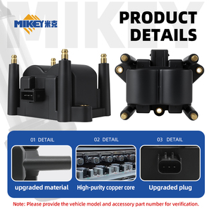 Bobine d'allumage moteur MIKEY 24535357 pour Haima <span class=keywords><strong>Wangzi</strong></span> Jinbei Haishi Chery Karry Youya, pièces automobiles de haute qualité LJ465Q-2ANE6 4G20B - Product Image 3