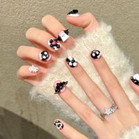 Faux ongles gothiques de qualité salon, à presser, pour manucure DIY, couvrance totale, vente en gros