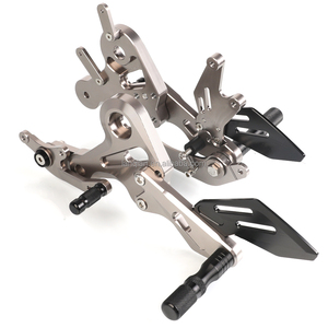 Accesorios para Motocicleta, Reposapiés Traseros de Aluminio, Reposapiés Ajustable para Pasajero, Pedal para <span class=keywords><strong>CFMOTO</strong></span> 450SR 2022-2023 <span class=keywords><strong>450</strong></span> <span class=keywords><strong>SR</strong></span> - Product Image 3