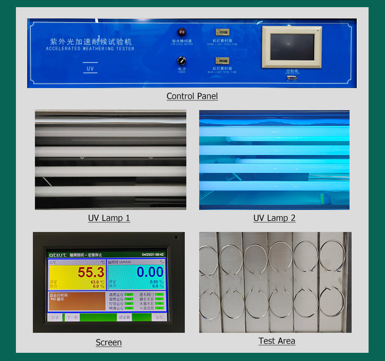 Programmable Controller Xenon Lamp Weather Resistance Test Chamber OEM