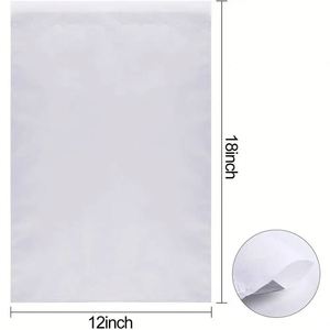 Drapeau de jardin moderne double face en tissu blanc 12x18 pouces pour anniversaire, vierge pour sublimation - Product Image 2