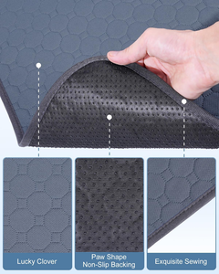 Almohadillas Superabsorbentes de 4 Capas para Orina de Mascotas, Impermeables, Transpirables, Lavables, para Entrenamiento de Perros, con Protector de Sofá Antideslizante y Reutilizable - Product Image 3