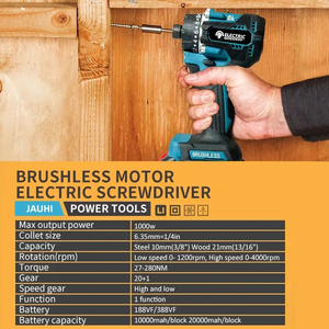 Atornillador de Impacto Inalámbrico Eléctrico Industrial Goddess de 12V con Batería de Iones de Litio, 280N.<span class=keywords><strong>m</strong></span> de Torque, Sin Escobillas, con 3 Años de Garantía - Product Image 3