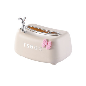Tsbox Tissue Box With Rabbit Design For Bathroom And Living Room Use - Product Image 5