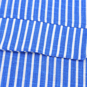 SHENZHU 2025 Nueva Colección de Verano para Mujer, Camisa Casual Versátil con Rayas, Manga Ancha y Cuello Solapa, Modelo 2224666 - Product Image 4