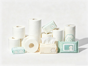 Mouchoirs en papier pour le visage Elegance, personnalisables, confortables, en mélange de pâtes, doux, sans poussière, sans agent fluorescent - Product Image 2