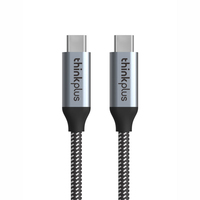 Cable USB3.1 Gen2 de Carga Rápida PD de 100W, 10Gbps, 8K, 60HZ, Función Completa, USB C a C, Revestimiento de Nailon Trenzado, Compatible con Laptops y Móviles Lenovo