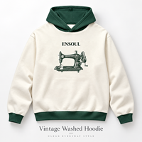 Sweat-shirts à capuche en coton épais French Terry personnalisés avec logo imprimé DTG, respirants, style streetwear vintage, coupe oversize, ODM