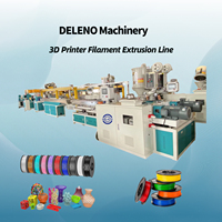 Ekstruder Filamen 3D Mini Desktop |   Pembuat Filamen Pelet ABS Kompak Desain Sekrup Tunggal Bantalan Akurasi Tinggi untuk DIY Skala Kecil