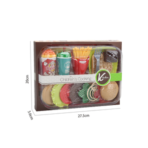Juego de Comida de Juguete de Hamburguesas Desmontables con Accesorios de Cocina Realistas para Niños, Diversión Imaginativa de Cocinar - Product Image 6