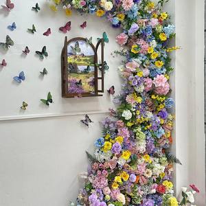 Monet Jardin Aménagement Paysager <span class=keywords><strong>Fleur</strong></span> Artificielle Mur Floral Cascade Extérieur Internet Célébrité Photo Décoration <span class=keywords><strong>Fleur</strong></span> - Product Image 1