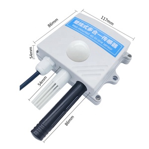 Low-power Consumption 4 in 1 Wall Mounted RS485 <strong>Modbus</strong> 4-20mA 0-5V Illuminance <strong>Temperature</strong> Humidity CO2 <strong>Sensor</strong> for Greenhouse - Product Image 2