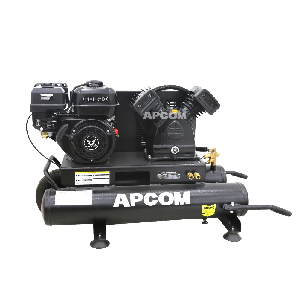 APCOM japonya güç 5HP 6HP 7HP 8HP benzinli motor hava kompresörü