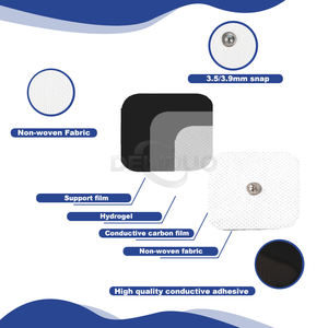 Odm/Oem Negatieve Elektrochirurgische Folie Gelpatch Met Op De Knop Aangepaste Zelfklevende Snap Vervanging Ems Apparaat Geleidende Gel Pad - Product Image 5