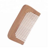 Ensemble brosse et peigne à barbe en poils de sanglier avec manche en bambou naturel, de haute qualité, écologique et découpé au laser
