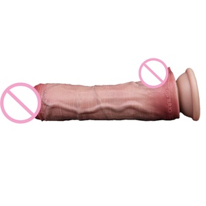 OS-ADL5044 <b>Dildo</b> Soft Silicone Huge Penis Suction Cup Adult Anal Masturbation Sex Toy - Product Image 5
