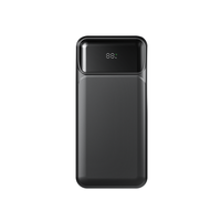 Batterie externe portable ultra-mince 20000 mAh avec charge rapide PD 22,5 W, technologie GaN, écran LED et câble – Vente en gros, usine OEM