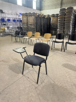 Chaises de formation avec tablette d'écriture, empilables, structure métallique, chaises de conférence pour visiteurs, pour réunions de bureau, événements et location