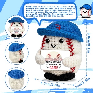 Muñeco <span class=keywords><strong>de</strong></span> Peluche <span class=keywords><strong>de</strong></span> Béisbol con Diseño Positivo y Emocional, Figura Coleccionable <span class=keywords><strong>de</strong></span> Béisbol para <span class=keywords><strong>Navidad</strong></span>, Adorno <span class=keywords><strong>de</strong></span> Escritorio, Regalo - Product Image 6
