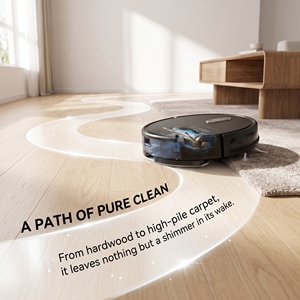 PS1 Robot Vacuum Cleaner 15000Pa Suction Gyro Smart Mapping Tuya APP 3in1 Sweep <b>Mop</b> Robotic Cleaner For Pet Hair - Product Image 3