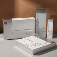 Boîte de soins de la peau personnalisée avec estampage à chaud pour les petites entreprises, style tiroir, écologique, recyclable, laminage mat