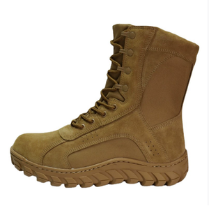 Bottes tactiques DFS13 Coyote Brown Zambia, nouveau design, chaussures de désert, personnalisées, Chine - Product Image 5