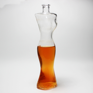 Bouteille en verre givrée en forme de sirène, qualité alimentaire, 700 ml et 1 L, avec bouchon <span class=keywords><strong>à</strong></span> vis, pour <span class=keywords><strong>Bordeaux</strong></span>, Mezcal, Gin, Vodka - Nouveauté en promotion - Product Image 6