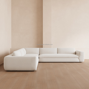 Sageliving stile americano moderno <span class=keywords><strong>Modena</strong></span> Set divano da pavimento leggero di lusso in tessuto con struttura in legno riempita vendita diretta della fabbrica soggiorno - Product Image 3