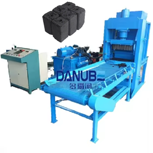 OEM Barbacoa carbón en polvo máquina de moldeo hidráulico cáscara de coco Palma Shell carbón equipo de producción - Product Image 1