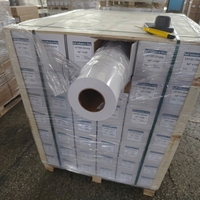 Rouleau de vinyle polymérique auto-adhésif en gros, film vinyle durable pour extérieur (3-5 ans), pour autocollants et étiquettes personnalisés