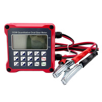 Medidor de Flujo Cuantitativo Preajustado Electrónico OGM para Combustible Diésel de Engranajes Ovalados, Plástico, AC 220V DC 12V/24V, Compatible con OEM para Gasolina