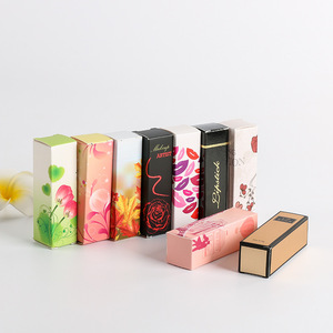 Bao Bì Mỹ Phẩm Tinh Khiết Màu Son Môi Hộp Giấy Sang Trọng Hộp Nước Hoa Vàng Lá Thư Tinh Dầu Bao Bì Son Môi Hộp Giấy - Product Image 3