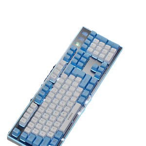 Thiết kế mới hiệu suất cao LED thắp sáng bàn phím không dây cơ khí PC Máy tính chơi Game bàn phím - Product Image 2