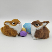 Mini lapin blanc mignon réaliste