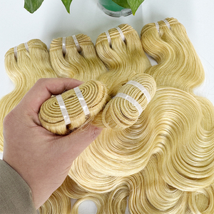 Lots de Cheveux Humains Blonds Ondulés 613 Sans Enchevêtrement Sans Perte Prix Usine - Product Image 4