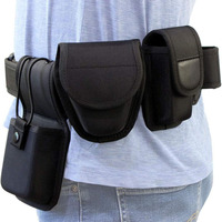 Ceinture Tactique Modulaire Robuste pour Passionnés de Sport et d'Alpinisme, Kit de Ceinture en Tissu Haute Densité avec Pochettes de Sécurité
